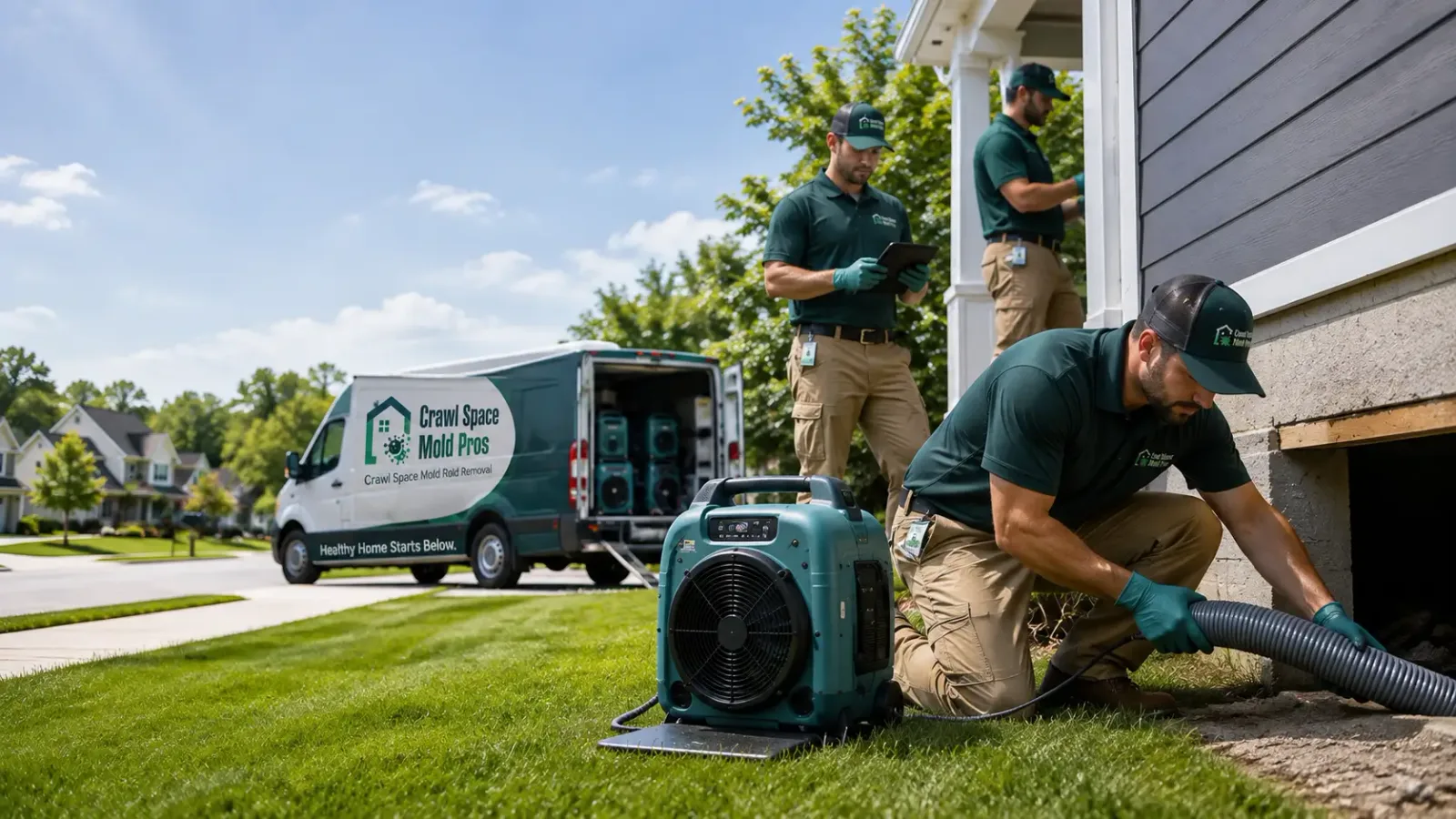 Crawl Space Mold Removal in Big Falls, MN